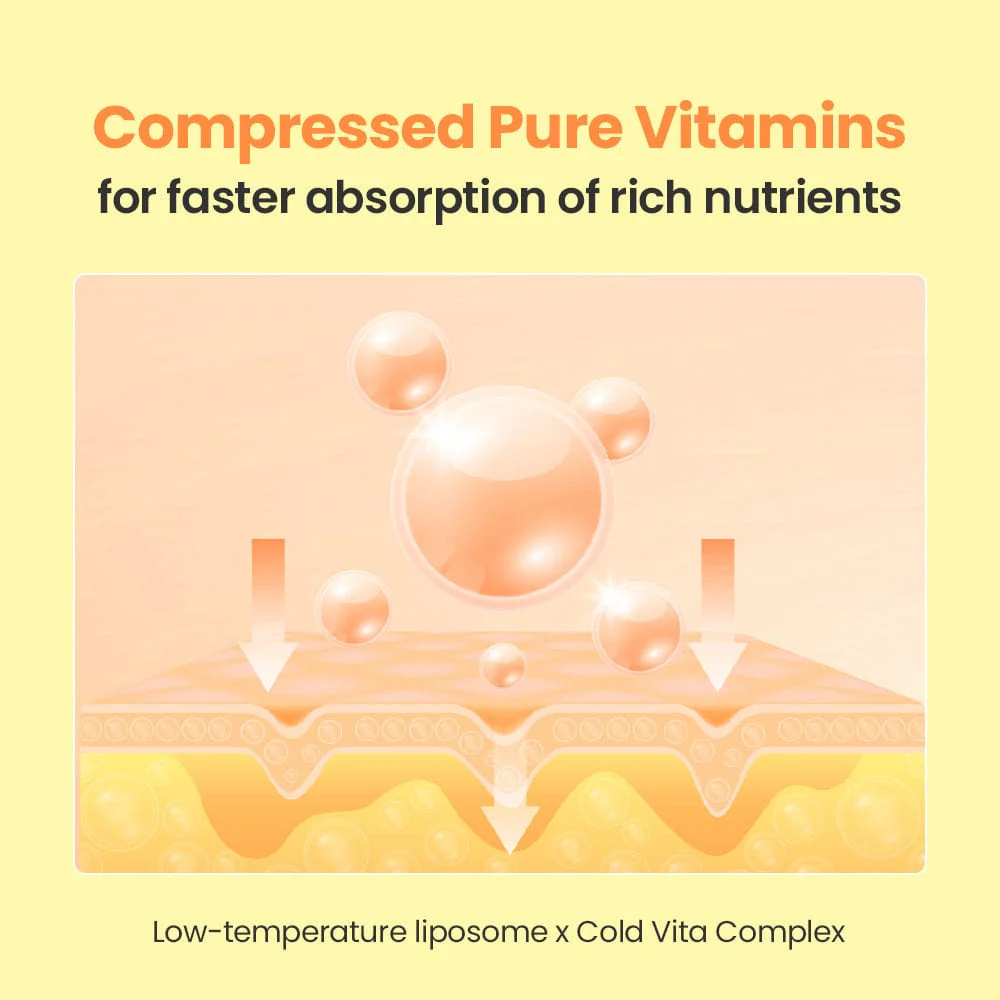 DR.G PURE VITAMINC BRIGHTENING MASK SET 5ea/Box - Image 4